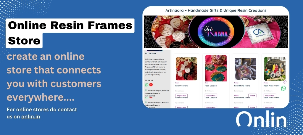 Sell Resin Frames on Your Own eCommerce Website